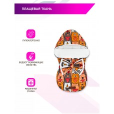 Конверт "Bambino" Bears with Hearts Флис Деми